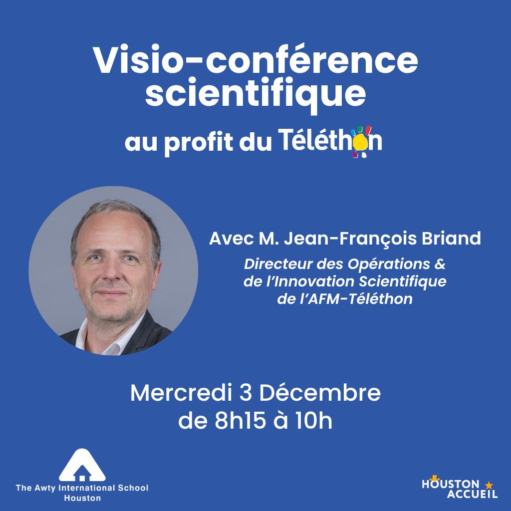 Visio-conférence scientifique au profit du Téléthon