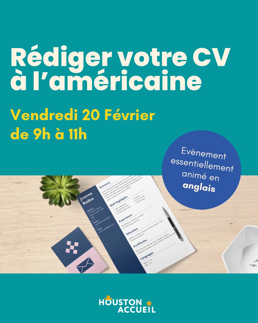 Rédiger votre CV à l'américaine