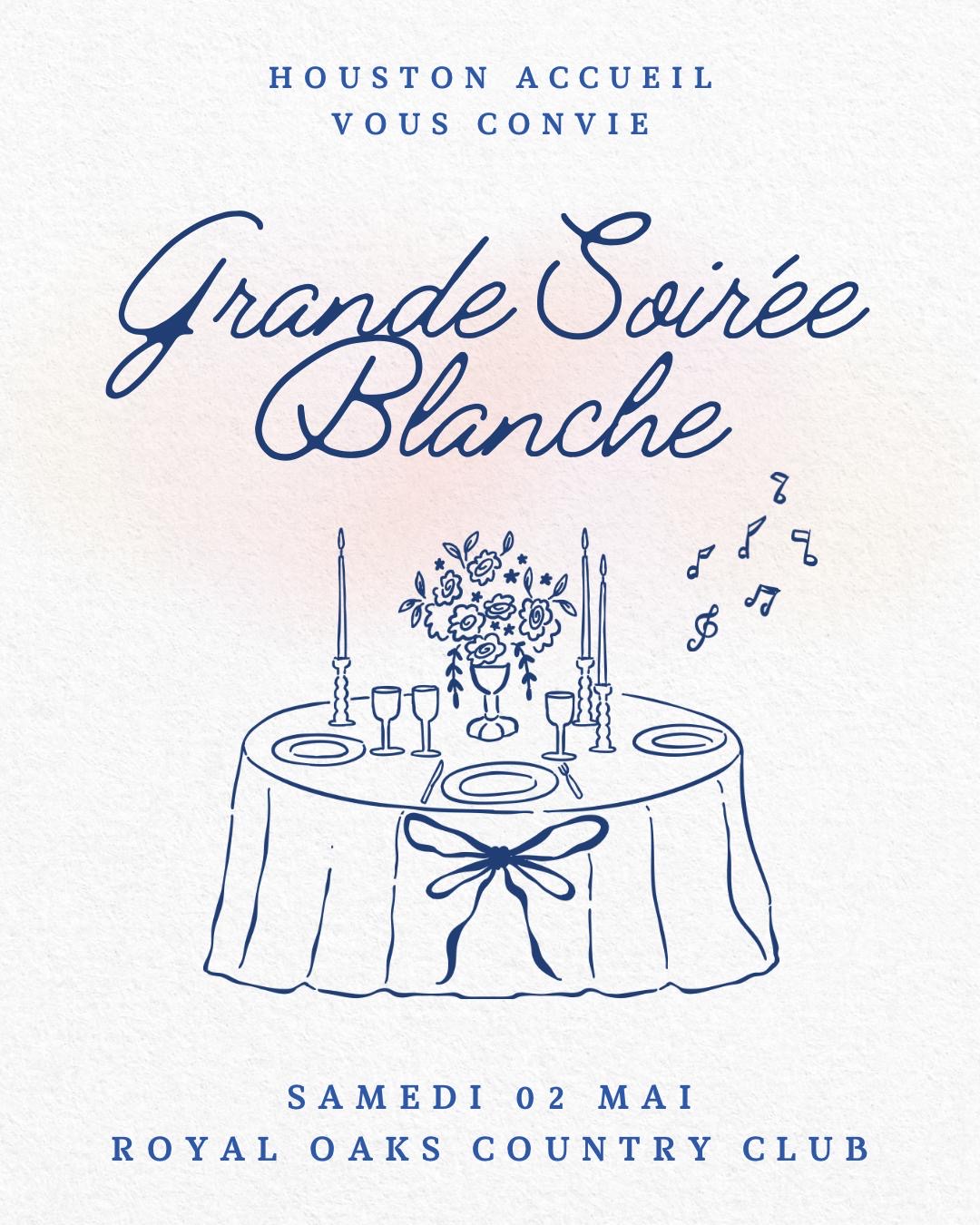 La Grande Soiree Blanche de Houston Accueil