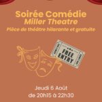 Soirée Comédie - Miller theatre 🎭