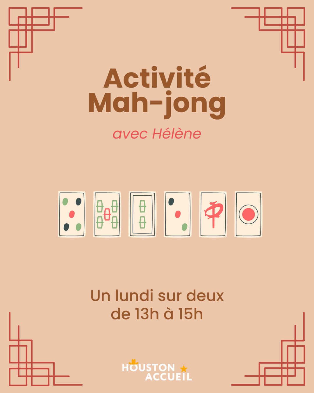 Mahjong avec Hélène